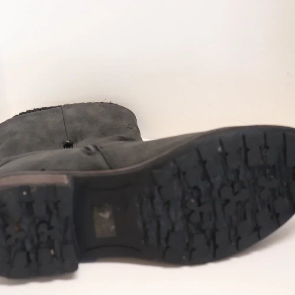 MUK LUKS Women's Winter Boots with Fur Lining and Side Zippers Black Size 8